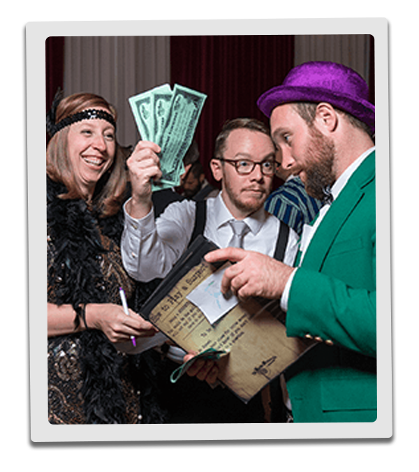 Boston Murder Mystery customers flash their money